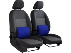 Poduszki samochodowe, Poduszki korygujące alkantara w kolorze niebieski,.