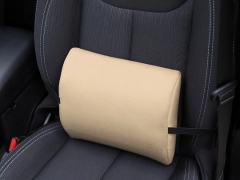 Poduszki samochodowe, Poduszki korygujące alkantara w kolorze beżowy,.