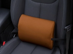 Poduszki samochodowe, Poduszki korygujące alkantara w kolorze brązowy,.
