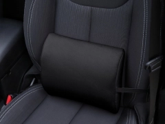 Poduszki samochodowe, Poduszki korygujące alkantara w kolorze czarny,.