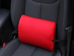 Poduszki samochodowe, Poduszki korygujące alkantara w kolorze czerwony,.