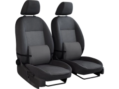 Poduszki samochodowe, Poduszki korygujące alkantara w kolorze szary,.