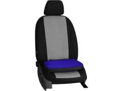 Poduszki samochodowe, Poduszki korygujące alkantara w kolorze niebieski,.