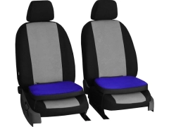 Poduszki samochodowe, Poduszki korygujące alkantara w kolorze niebieski,.