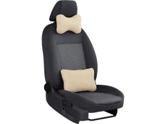 Poduszki samochodowe, Poduszki korygujące alkantara w kolorze beżowy,.