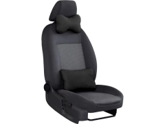 Poduszki samochodowe, Poduszki korygujące alkantara w kolorze czarny,.