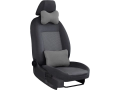 Poduszki samochodowe, Poduszki korygujące alkantara w kolorze jasnoszary,.