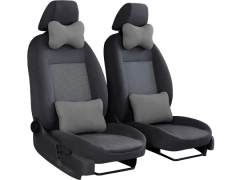 Poduszki samochodowe, Poduszki korygujące alkantara w kolorze jasnoszary,.