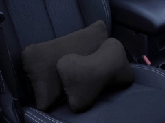 Poduszki samochodowe, Poduszki korygujące alkantara w kolorze czarny,.