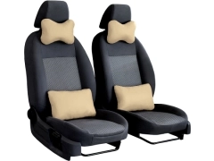 Poduszki samochodowe, Poduszki korygujące skórzane w kolorze beżowy,.