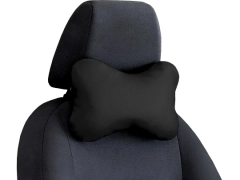 Poduszki samochodowe, Poduszki korygujące skórzane w kolorze czarny,.