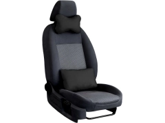 Poduszki samochodowe, Poduszki korygujące skórzane w kolorze czarny,.