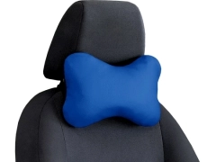 Poduszki samochodowe, Poduszki korygujące skórzane w kolorze niebieski,.