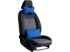 Poduszki samochodowe, Poduszki korygujące skórzane w kolorze niebieski,.