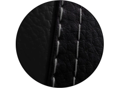 Koszulki samochodowe, Koszulki na siedzenia skórzane w kolorze czarny,.