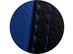 Koszulki samochodowe, Koszulki na siedzenia skórzane w kolorze niebieski,.