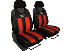 Koszulki samochodowe, Koszulki na siedzenia alkantara, skórzane w kolorze ceglasty,.