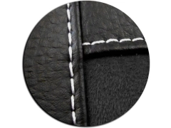 Koszulki samochodowe, Koszulki na siedzenia alkantara, skórzane w kolorze czarny,.