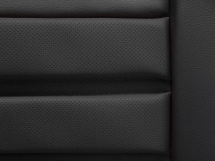 Maty samochodowe, Maty tłoczone skórzane w kolorze czarny,.