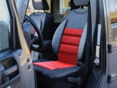 Maty samochodowe, Maty tłoczone skórzane.