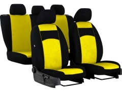Pokrowce samochodowe, Pokrowce uniwersalne welurowe w kolorze żółty,.