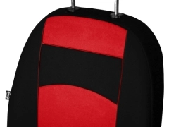 Pokrowce samochodowe, Pokrowce uniwersalne welurowe w kolorze czerwony,.