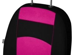 Pokrowce samochodowe, Pokrowce uniwersalne welurowe w kolorze różowy,.