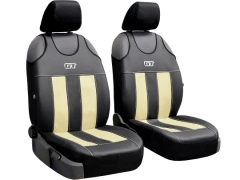 Koszulki samochodowe, Koszulki na siedzenia skórzane w kolorze beżowy,.