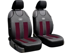 Koszulki samochodowe, Koszulki na siedzenia skórzane w kolorze bordowy,.