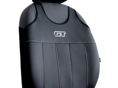 Koszulki samochodowe, Koszulki na siedzenia skórzane w kolorze czarny,.