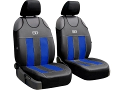 Koszulki samochodowe, Koszulki na siedzenia skórzane w kolorze niebieski,.