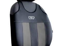 Koszulki samochodowe, Koszulki na siedzenia skórzane w kolorze szary,.