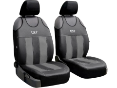 Koszulki samochodowe, Koszulki na siedzenia skórzane w kolorze szary,.