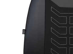 Pokrowce samochodowe, Pokrowce uniwersalne materiałowe, skórzane.