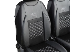 Maty samochodowe, Maty tłoczone skórzane, materiałowe.