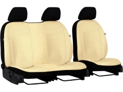 Pokrowce samochodowe do Opel Vivaro C (III) 2+1 (2019-...). Pokrowce miarowe alkantara w kolorze beżowy, pasują do Opel Vivaro C (III) 2+1 (2019-...).