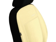 Pokrowce samochodowe do Toyota Corolla Cross Hybrid (2022-...). Pokrowce miarowe alkantara w kolorze beżowy, pasują do Toyota Corolla Cross Hybrid (2022-...).