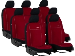 Pokrowce samochodowe do Peugeot Expert III 8m (2017-...). Pokrowce miarowe alkantara w kolorze czerwony, pasują do Peugeot Expert III 8m (2017-...).