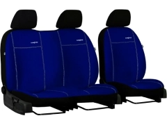 Pokrowce samochodowe do Opel Vivaro C (III) 2+1 (2019-...). Pokrowce miarowe alkantara w kolorze niebieski, pasują do Opel Vivaro C (III) 2+1 (2019-...).