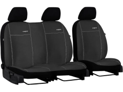 Pokrowce samochodowe do Opel Vivaro C (III) 2+1 (2019-...). Pokrowce miarowe alkantara w kolorze ciemnoszary, pasują do Opel Vivaro C (III) 2+1 (2019-...).