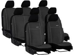 Pokrowce samochodowe do Peugeot Expert III 8m (2017-...). Pokrowce miarowe alkantara w kolorze ciemnoszary, pasują do Peugeot Expert III 8m (2017-...).