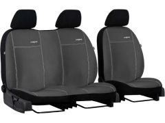 Pokrowce samochodowe do Opel Vivaro C (III) 2+1 (2019-...). Pokrowce miarowe alkantara w kolorze jasnoszary, pasują do Opel Vivaro C (III) 2+1 (2019-...).