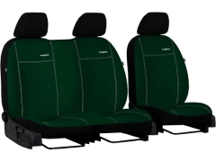 Pokrowce samochodowe do Opel Vivaro C (III) 2+1 (2019-...). Pokrowce miarowe alkantara w kolorze zielony, pasują do Opel Vivaro C (III) 2+1 (2019-...).