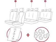 Pokrowce samochodowe do Renault Trafic 9m Spaceclass (2021-...). Pokrowce miarowe skórzane pasują do Renault Trafic 9m Spaceclass (2021-...).