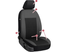 Pokrowce samochodowe, Pokrowce uniwersalne materiałowe.