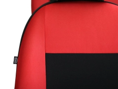 Pokrowce samochodowe, Pokrowce uniwersalne materiałowe w kolorze czerwony,.