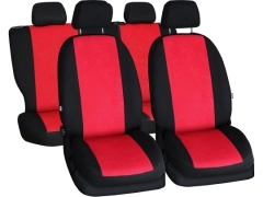 Pokrowce samochodowe, Pokrowce uniwersalne welurowe w kolorze czerwony,.