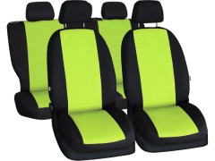 Pokrowce samochodowe, Pokrowce uniwersalne welurowe w kolorze limonkowy,.