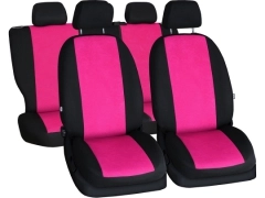 Pokrowce samochodowe, Pokrowce uniwersalne welurowe w kolorze różowy,.