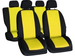 Pokrowce samochodowe, Pokrowce uniwersalne welurowe w kolorze żółty,.